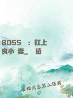 BOSS來襲：杠上無良小嬌妻