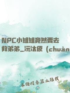 NPC小姐姐竟然要去救弟弟