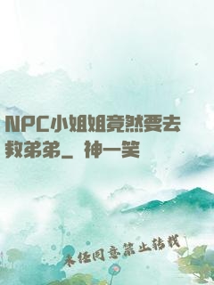 NPC小姐姐竟然要去救弟弟