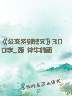 《公交系列短文》300字