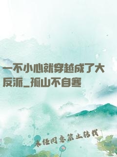 一不小心就穿越成了大反派