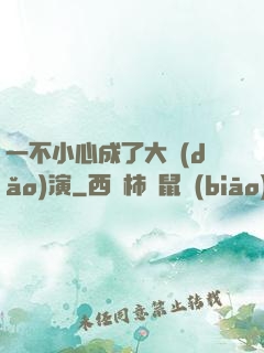 一不小心成了大導(dǎo)演