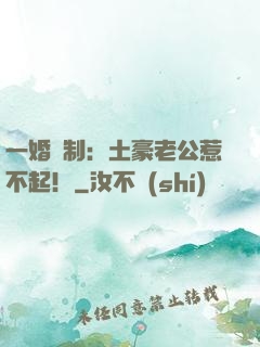 一婚兩制：土豪老公惹不起！
