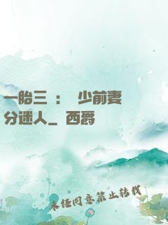 一胎三寶：陸少前妻過分迷人