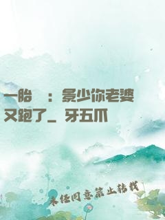 一胎雙寶：景少你老婆又跑了