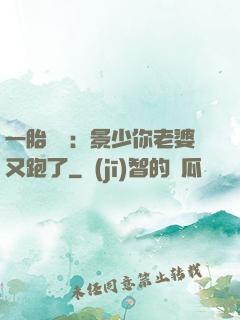 一胎雙寶：景少你老婆又跑了