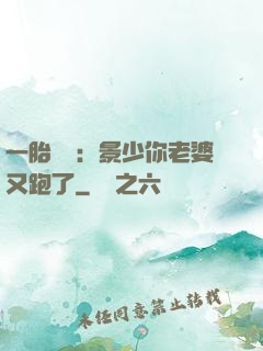 一胎雙寶：景少你老婆又跑了