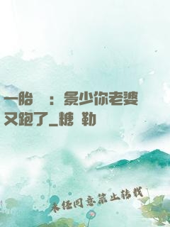 一胎雙寶：景少你老婆又跑了