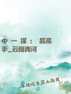 中華一號保鏢：極品高手