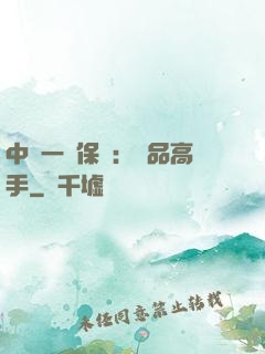 中華一號保鏢：極品高手