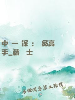 中華一號保鏢：極品高手