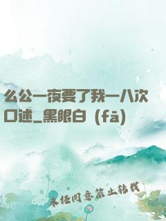 么公一夜要了我一八次口述