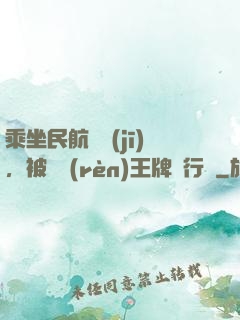 乘坐民航飛機(jī)，被誤認(rèn)王牌飛行員