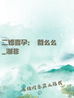二婚喜孕：總裁么么噠