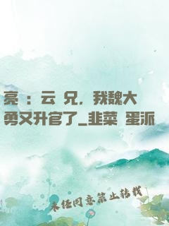 亮劍：云龍兄，我魏大勇又升官了