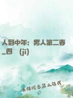 人到中年：男人第二春