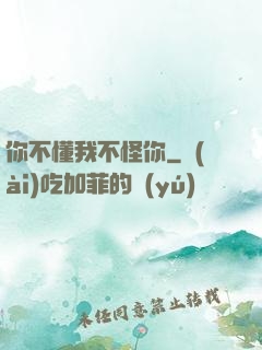 你不懂我不怪你