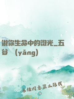 做你生命中的微光