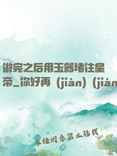 做完之后用玉器堵住皇帝