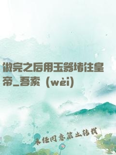 做完之后用玉器堵住皇帝