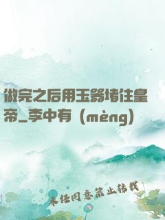 做完之后用玉器堵住皇帝