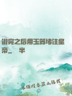 做完之后用玉器堵住皇帝