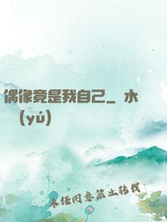 偶像竟是我自己