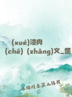 偽裝學(xué)渣肉車(chē)長(zhǎng)文