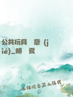 公共玩具閱讀章節(jié)