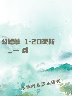 公媳孽緣1-20更新時間