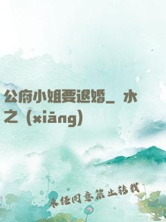 公府小姐要退婚