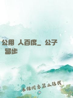 公用愛人百度