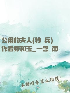 公用的夫人(特種兵)作者野和玉