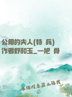 公用的夫人(特種兵)作者野和玉