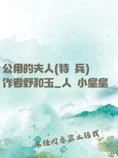 公用的夫人(特種兵)作者野和玉
