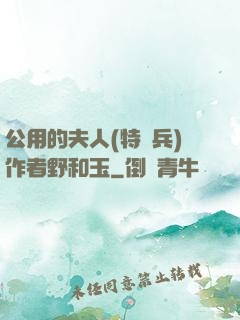 公用的夫人(特種兵)作者野和玉