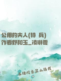 公用的夫人(特種兵)作者野和玉