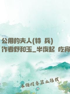 公用的夫人(特種兵)作者野和玉