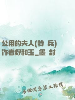 公用的夫人(特種兵)作者野和玉