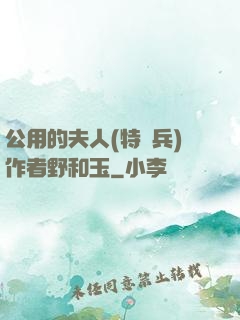 公用的夫人(特種兵)作者野和玉