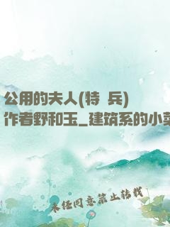 公用的夫人(特種兵)作者野和玉