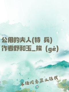公用的夫人(特種兵)作者野和玉