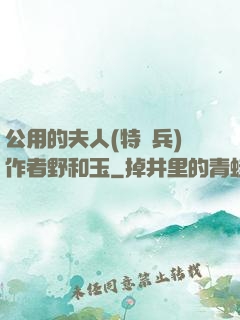 公用的夫人(特種兵)作者野和玉