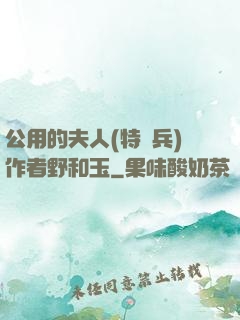 公用的夫人(特種兵)作者野和玉