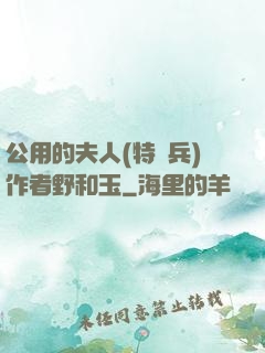 公用的夫人(特種兵)作者野和玉
