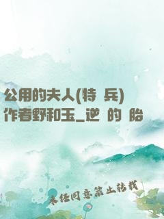公用的夫人(特種兵)作者野和玉