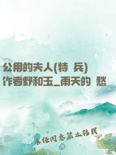 公用的夫人(特種兵)作者野和玉