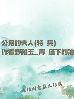 公用的夫人(特種兵)作者野和玉