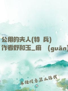 公用的夫人(特種兵)作者野和玉