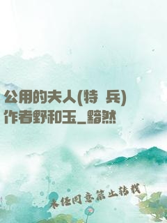公用的夫人(特種兵)作者野和玉